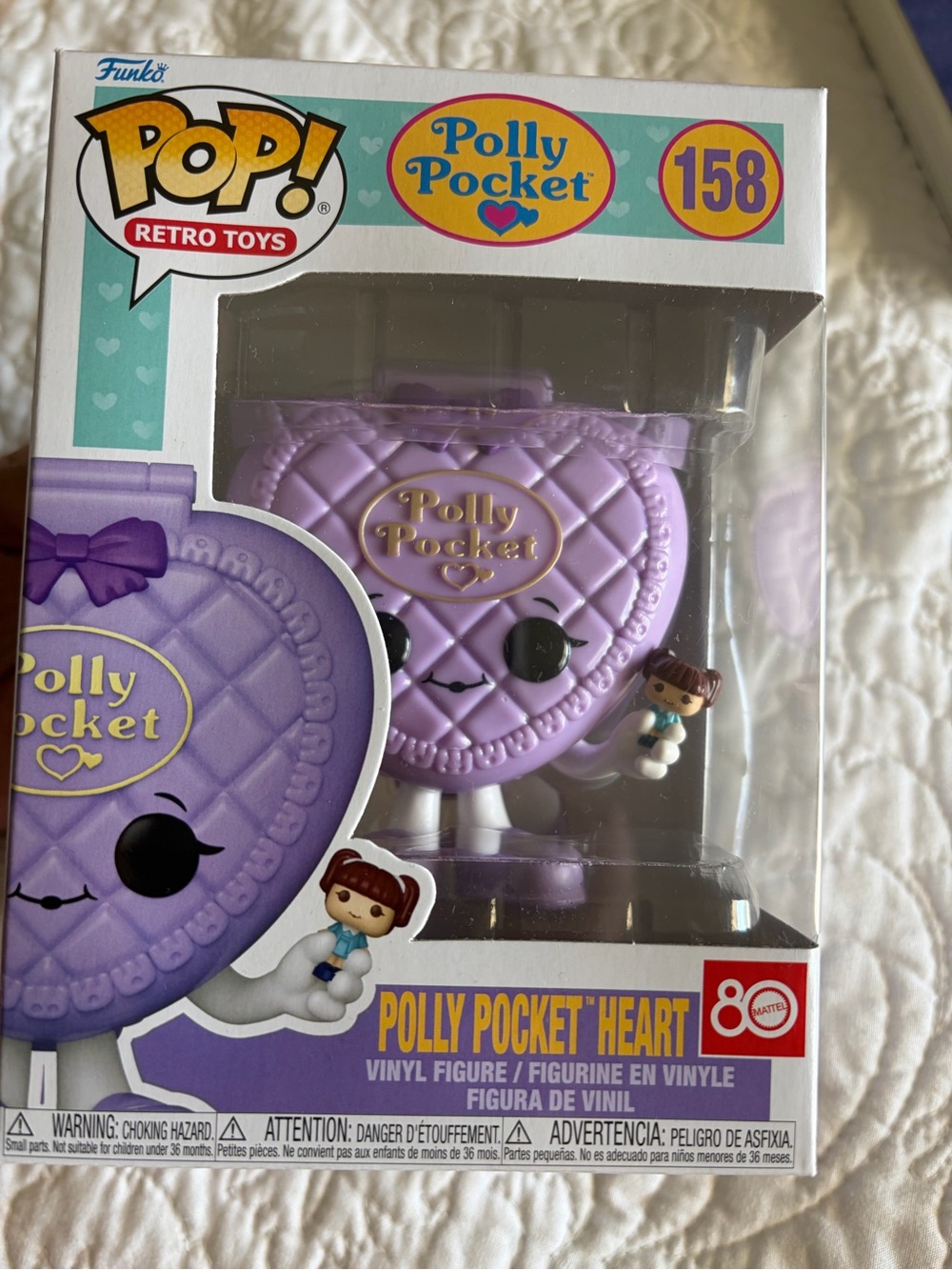 Funko Pop! Retro Toys Polly Pocket Heart Vinyl Figure - Lavender Purple